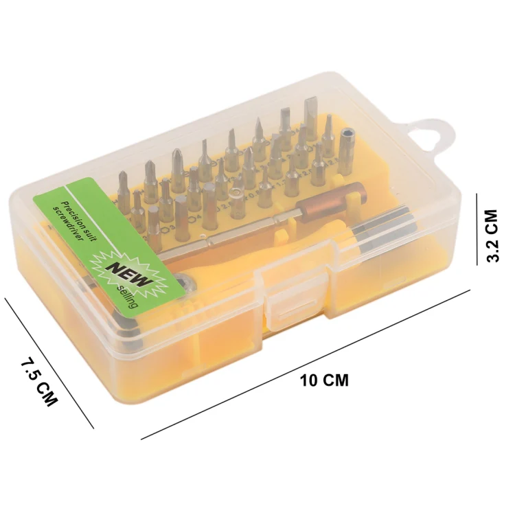 32-in-1 CRV Steel Mobile Phone Disassembly Repair Tool Multi-function Combination Screwdriver Set(Gray Green) - Image 8