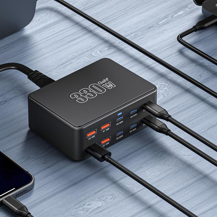 330W GaN Super Fast Charging Multi-Port Charger(AU Plug) - Image 7