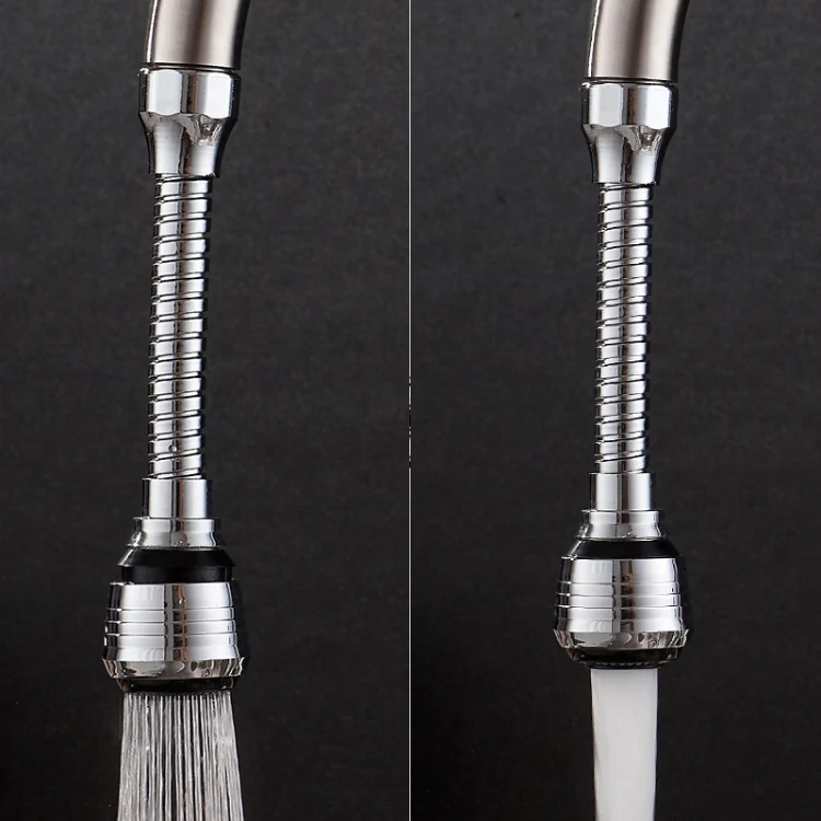 360 Degree Rotate Kitchen Accessories Long Water Bubbler Filter Water Saving Aerator Nozzle Tap - Image 6