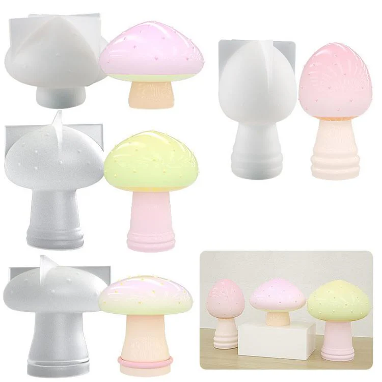3D Mushroom Silicone Molds for Epoxy Resin Casting DIY Aromatherapy Gypsum / Candle / Soap(002) - Image 3