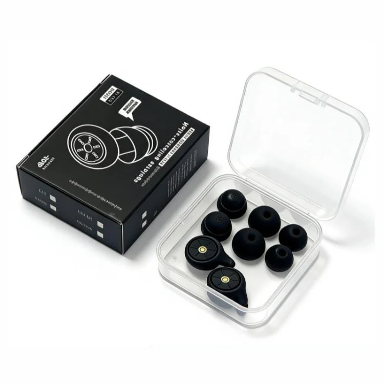 3pairs /Box Noise Reduction Sleep Filter Ring Earplugs(Pink) - Image 11