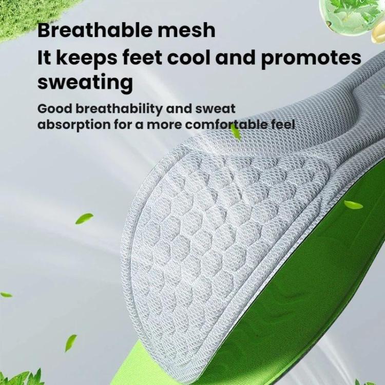 3pairs Odor-Resistant Breathable Ultra-Soft Sports Insoles, Size: 41-42(Pink) - Image 3