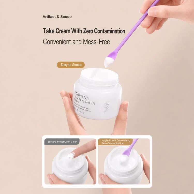 3pcs / Set Mini Double-headed Cosmetic Bottle Silicone Scraper Spoon(Purple) - Image 6