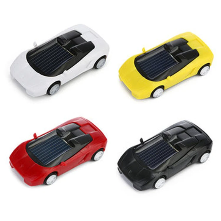3PCS Solar Toys Car Powered Mini Car Racer Toy For Kids(Black) - Image 3