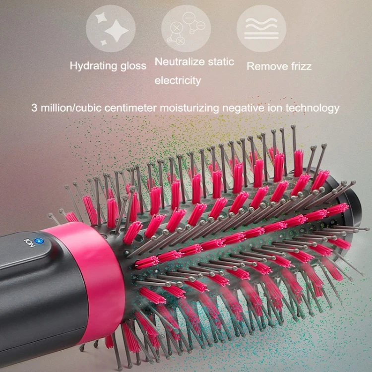 4 In 1 Hair Dryer Curling Straight Comb Hot Air Comb(AU Plug) - Image 3