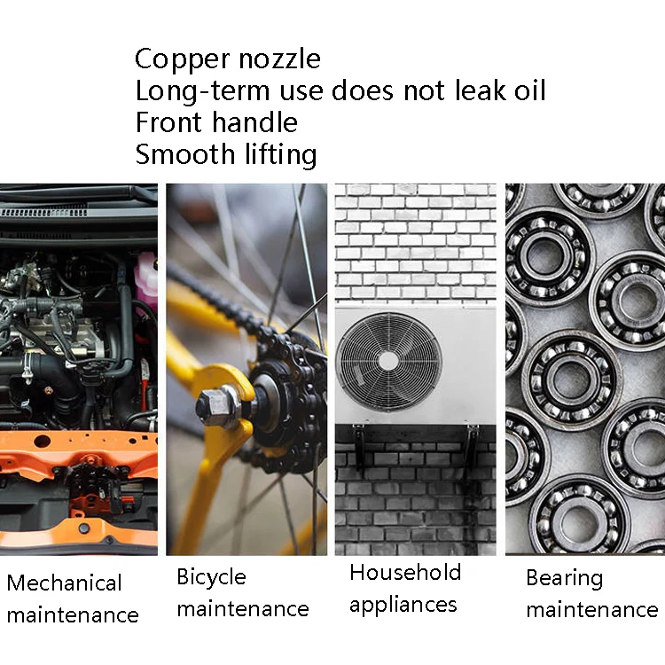 4 PCS CY-0085 Home Long Mouth Injection Device Machine Oil Pot Manual Lubrication Gear Oil Filler, Style: Transparent 250ml - Image 7