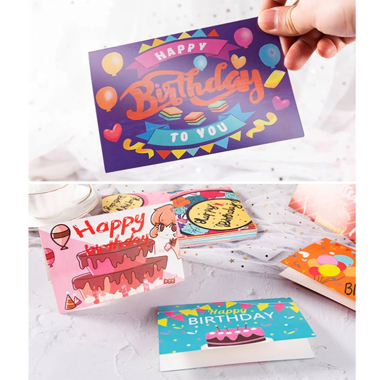 40 PCS Hand Drawn Children Birthday Card(5) - Image 4