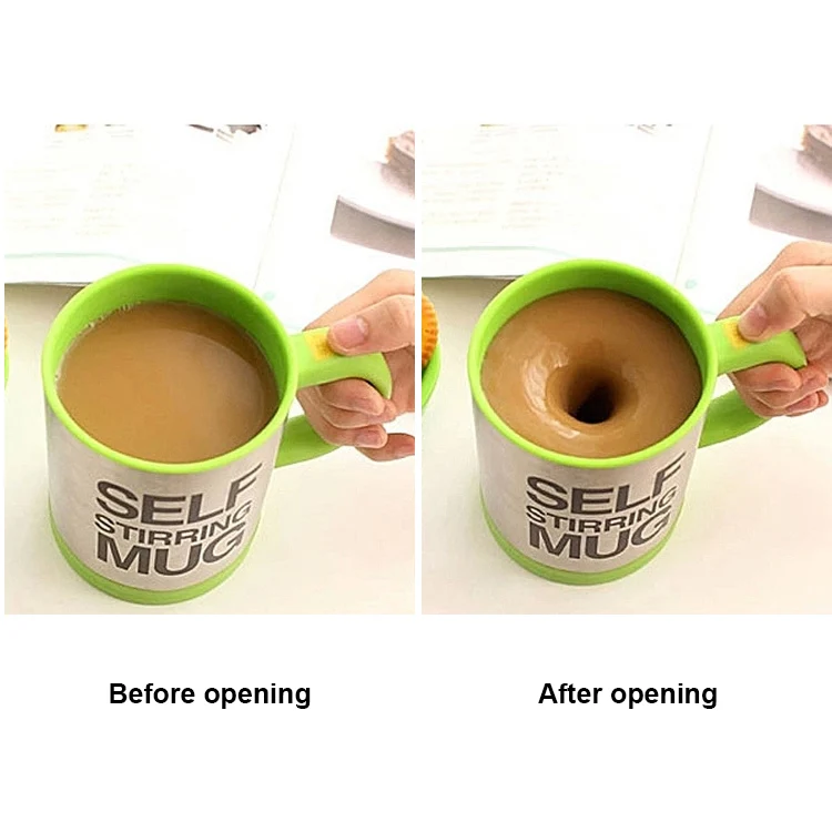 400ml Mugs Automatic Electric Self Stirring Mug Cup Coffee Milk Mixing Mug Smart Stainless Steel Juice Mix Cup Drinkware(Black) - Image 8