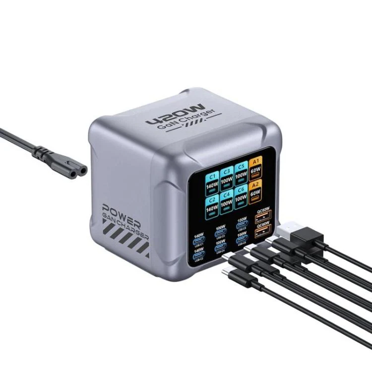 420W GaN Super Fast Charging Multi-Port Charger(EU Plug)