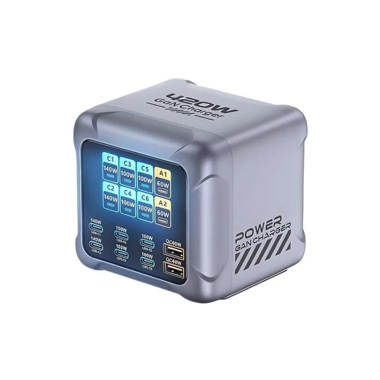 420W GaN Super Fast Charging Multi-Port Charger(UK Plug) - Image 2