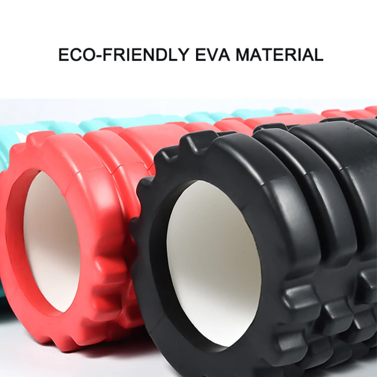 45cm 6pcs/set EVA Hollow Foam Roller Muscle Relaxation Roller Yoga Column Set Fitness Equipment(Pink) - Image 3