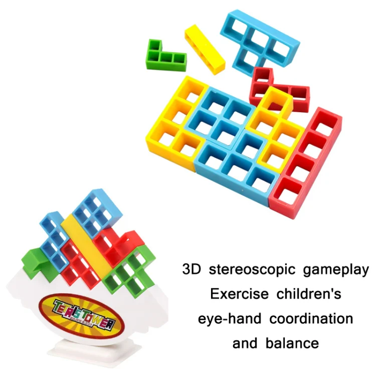 48 PCS Balance Swing Stack High Building Blocks Parent-Child Board Game - Image 4