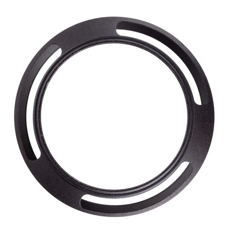 49mm Metal Vented Lens Hood for Leica(Black) - Image 3