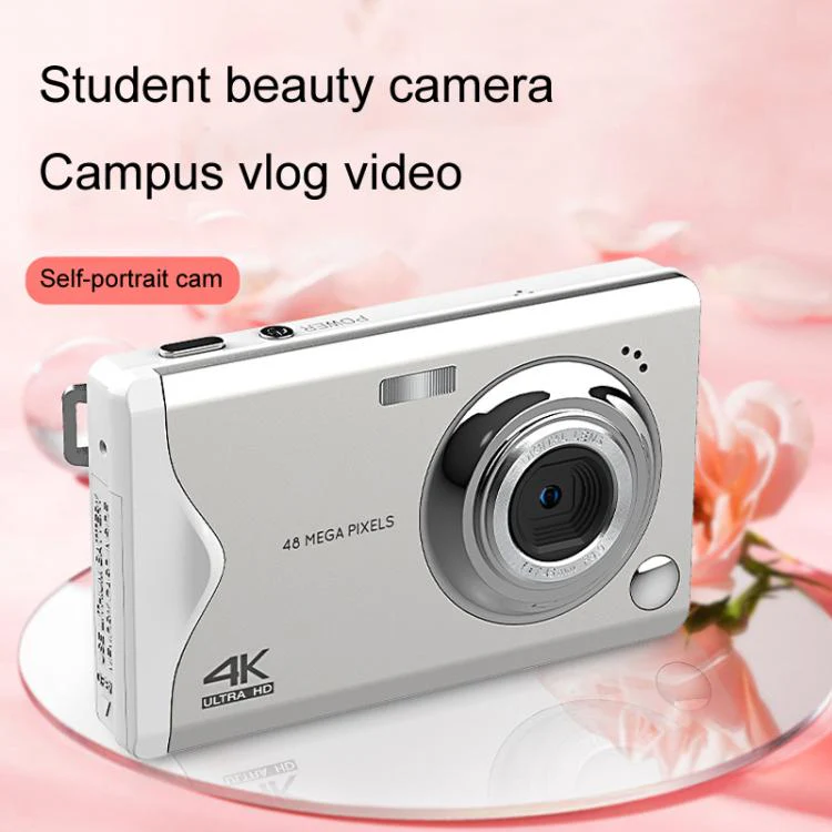4K HD 3.0-Inch IPS Screen Autofocus HD Digital Camera Student DV Camera SLR(White) - Image 5