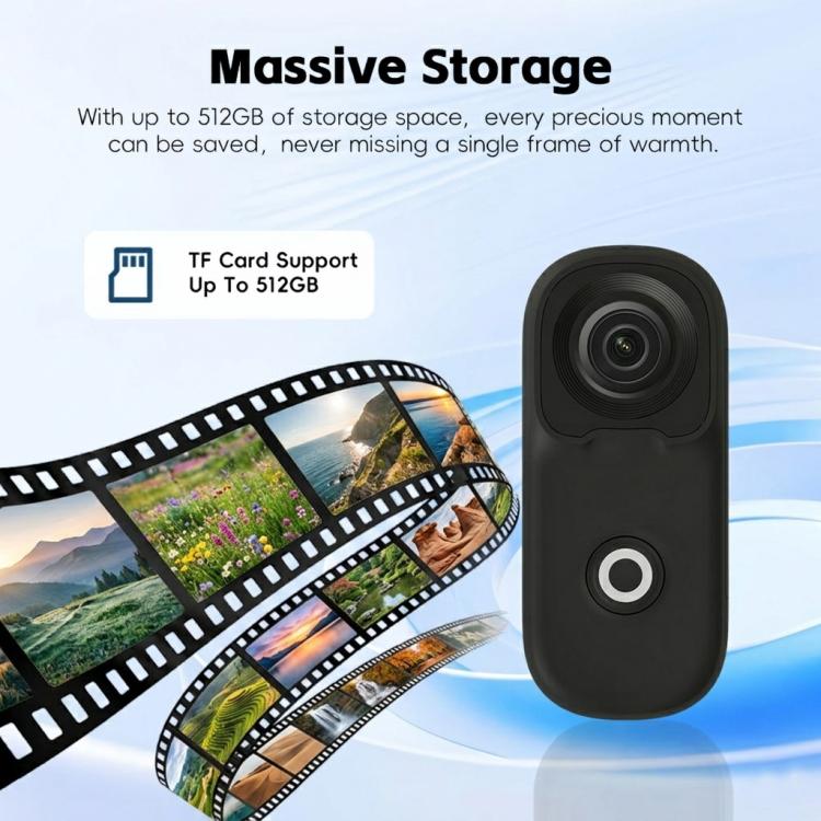 4K WIFI HD Recorder Thumb Action Camera(White) - Image 6