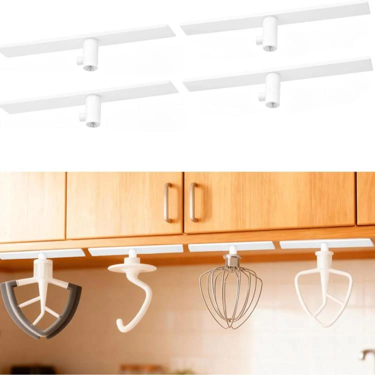 4pcs /Pack Hooks For KitchenAid Attachment to Neatly Store Mixer Accessories(Black) - Image 3