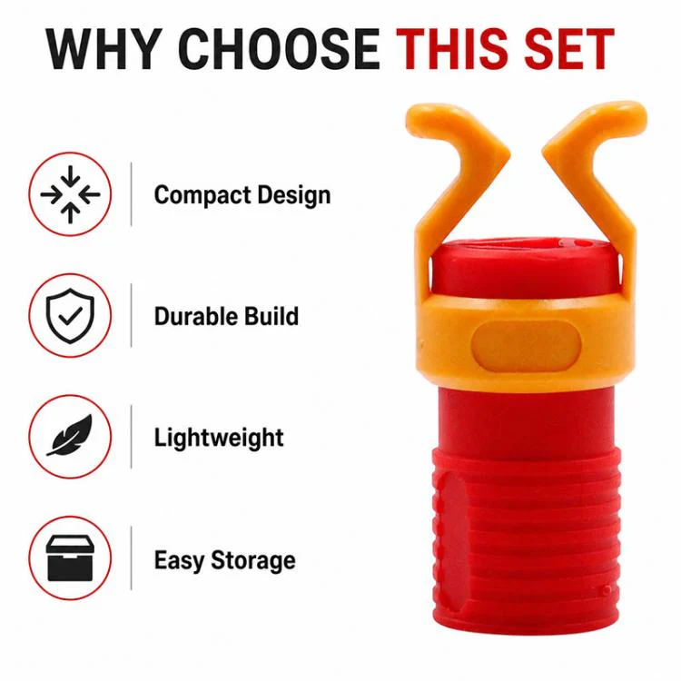 4pcs Screw Plastic Fixing Holder Clamp(Red) - Image 3