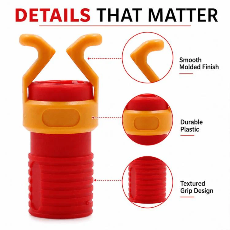4pcs Screw Plastic Fixing Holder Clamp(Red) - Image 4