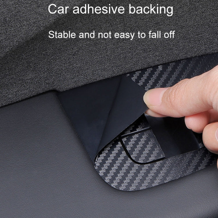 4pcs /Set For Tesla Model 3 Lift Window Button Sticker Car Interior, Style: Carbon Fiber - Image 7