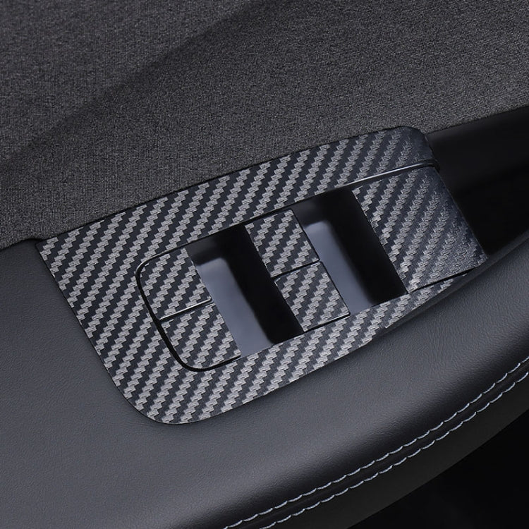 4pcs /Set For Tesla Model 3 Lift Window Button Sticker Car Interior, Style: Starry Line - Image 2