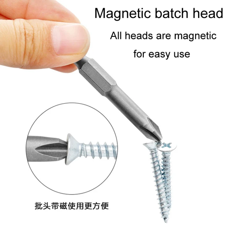 4pcs / Set Y-Shaped Chrome Vanadium Steel Bit Set Appliance Repair Electrical Drill Accessories With Magnetic - Image 5
