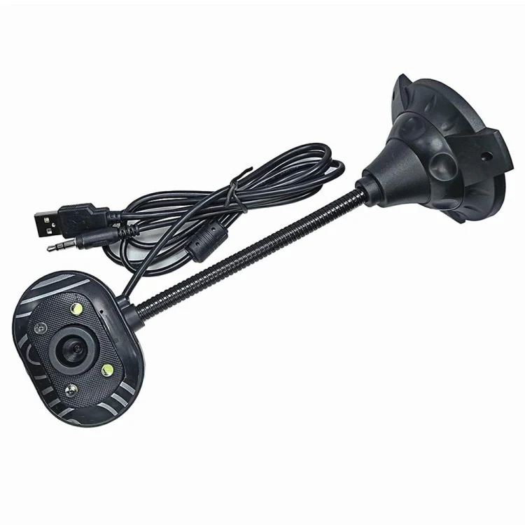 5.0 Mega Pixels USB 2.0 Driverless PC Camera / Webcam with MIC and 4 LED Lights, Cable Length: 1.1m - Image 3