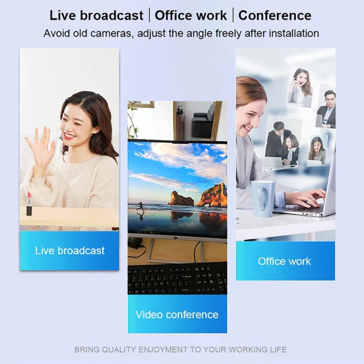 5.0 Mega Pixels USB 2.0 Driverless PC Camera / Webcam with MIC and 4 LED Lights, Cable Length: 1.1m - Image 6