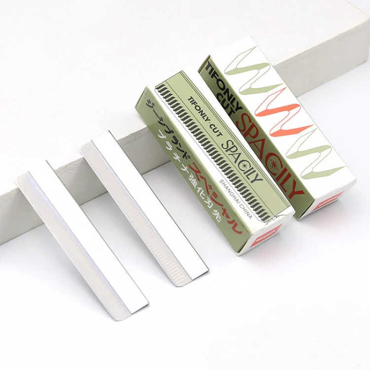 5 Box / Set Eyebrow Trimming Blade Stainless Steel Eyebrow Scraper(10 PCS / Box) - Image 6