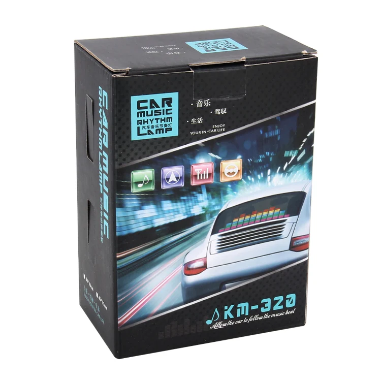 5 Colors Music Active EL Car Sticker Equalizer with Car Charger, Size: 90cm x 10cm - Image 9