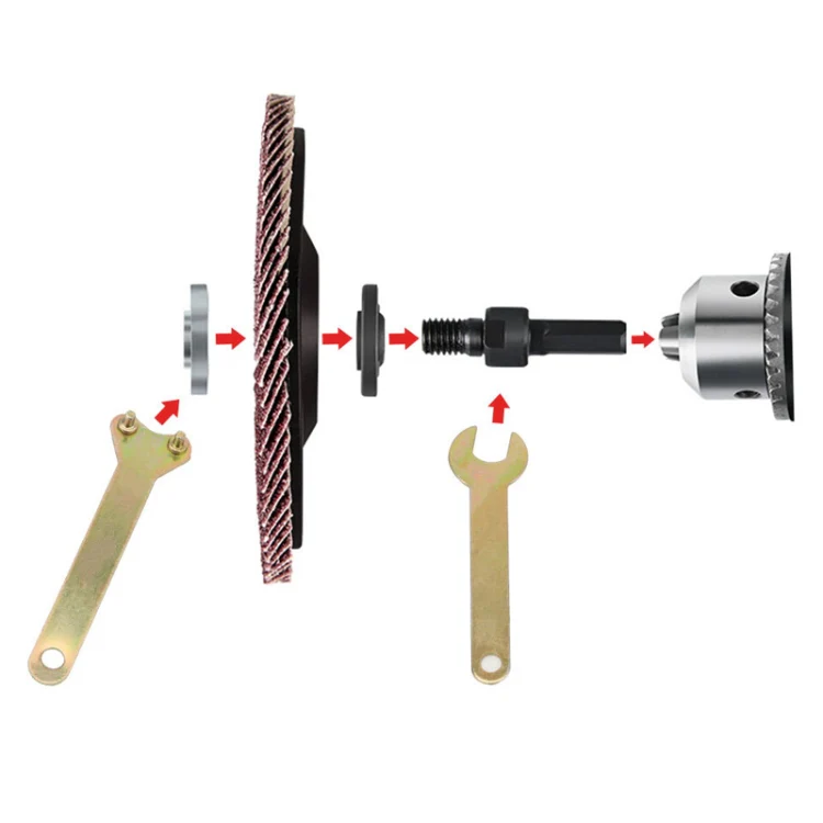 5 In 1 6mm Drill To Angle Grinder Parts Drill To Angle Grinder Connecting Rod - Image 4