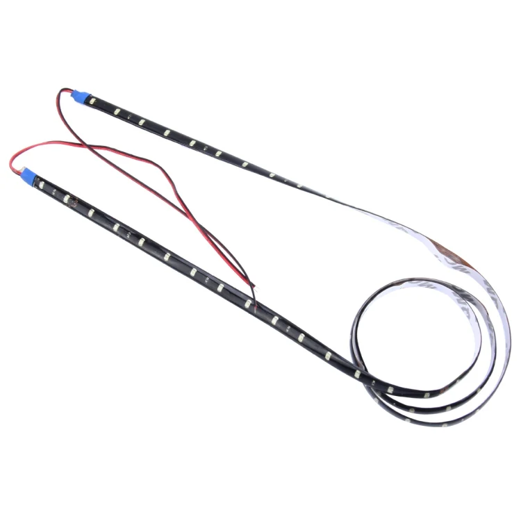 5 PCS 120cm 60 LED Waterproof Flexible Car Strip Light, DC 12V(Blue Light) - Image 2