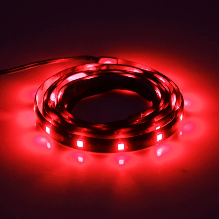 5 PCS 120cm 60 LED Waterproof Flexible Car Strip Light, DC 12V(Red Light) - Image 5