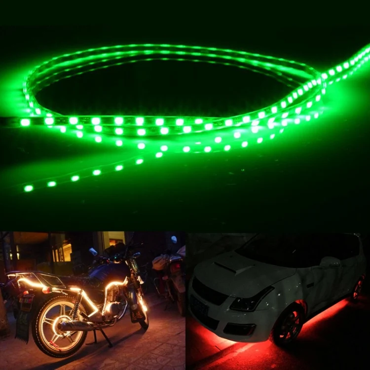 5 PCS Normally-on Style 45 LED 3528 SMD Waterproof Flexible Car Strip Light for Car Decoration, DC 12V, Length: 45cm - Image 8