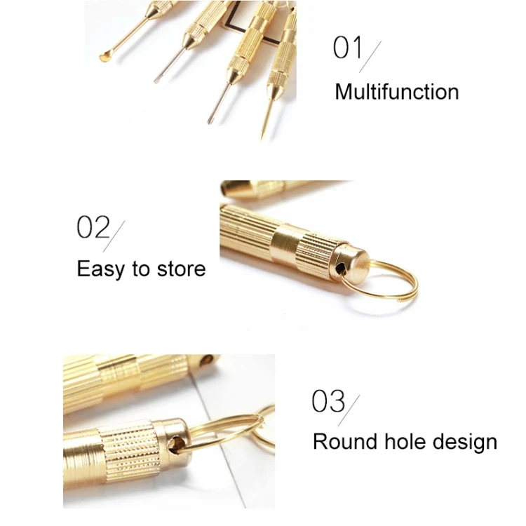 5 Sets 4 in 1 Multifunctional Portable Ear Spoon Tools - Image 5