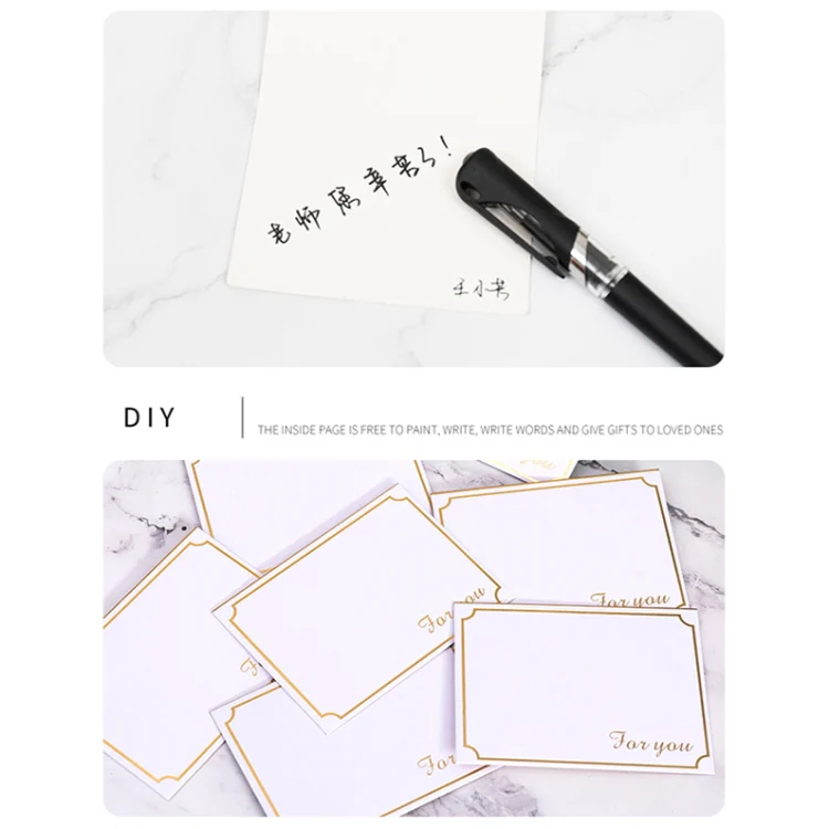 50 PCS Holiday Thank You Messages Greeting Cards(Birthday Card 4) - Image 5