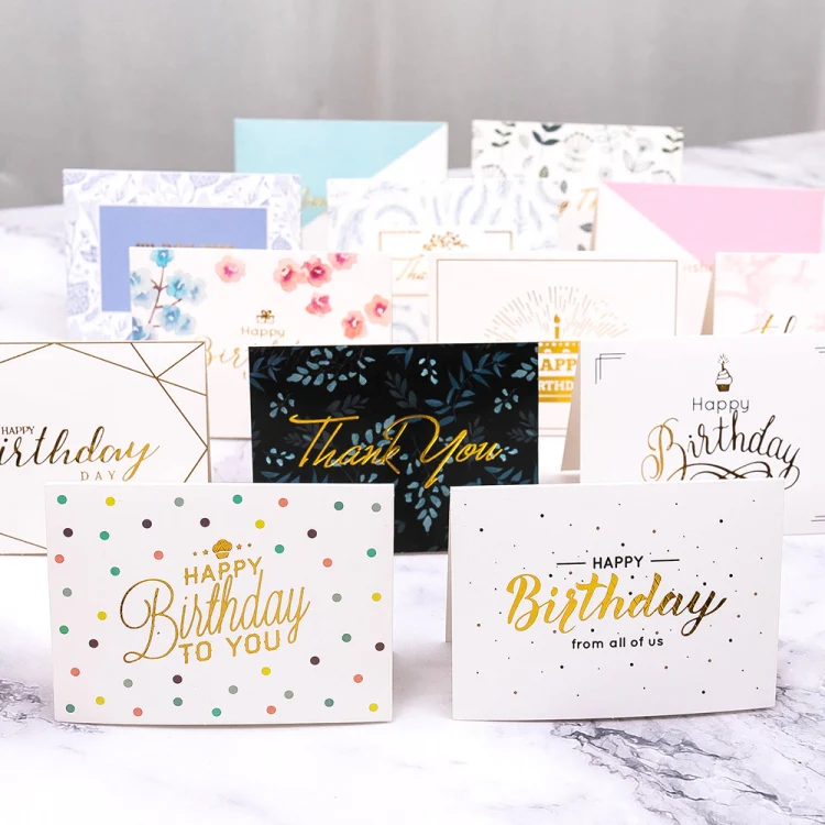 50 PCS Holiday Thank You Messages Greeting Cards(Birthday Card 5) - Image 2