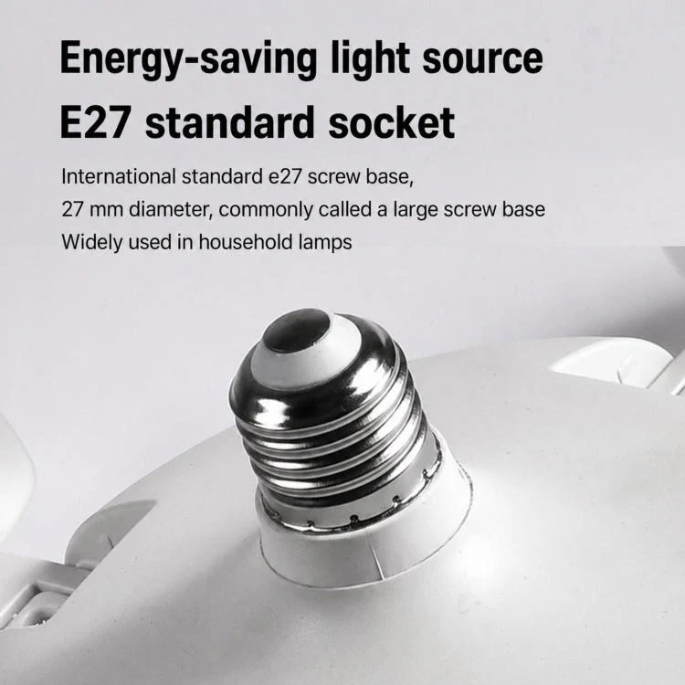 50cm 4-Head E27 Screw Base Ceiling Fan Light High Air Volume Quiet Fan Lamp For Living Room - Image 11
