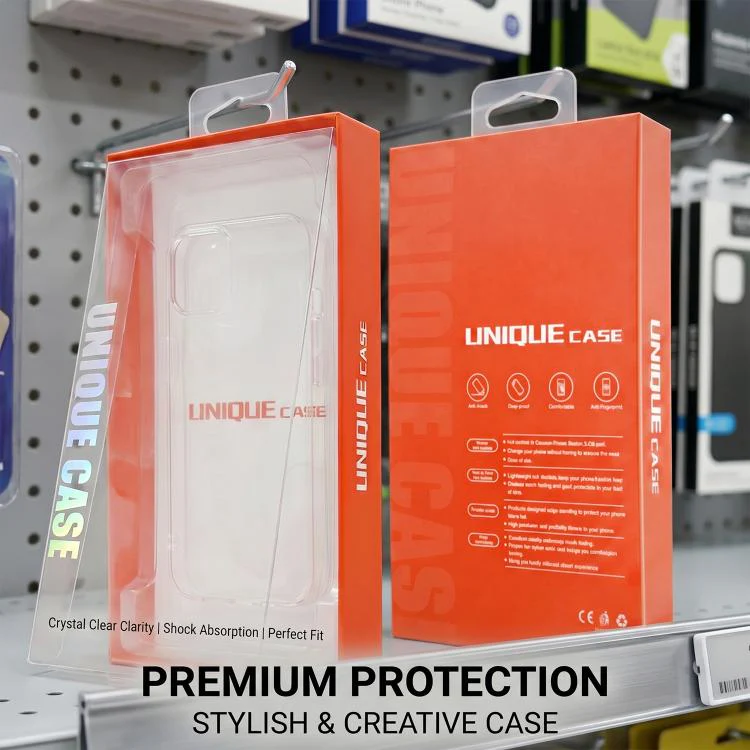 50pcs Transparent Window Phone Cover Rigid Packaging Box(White) - Image 3