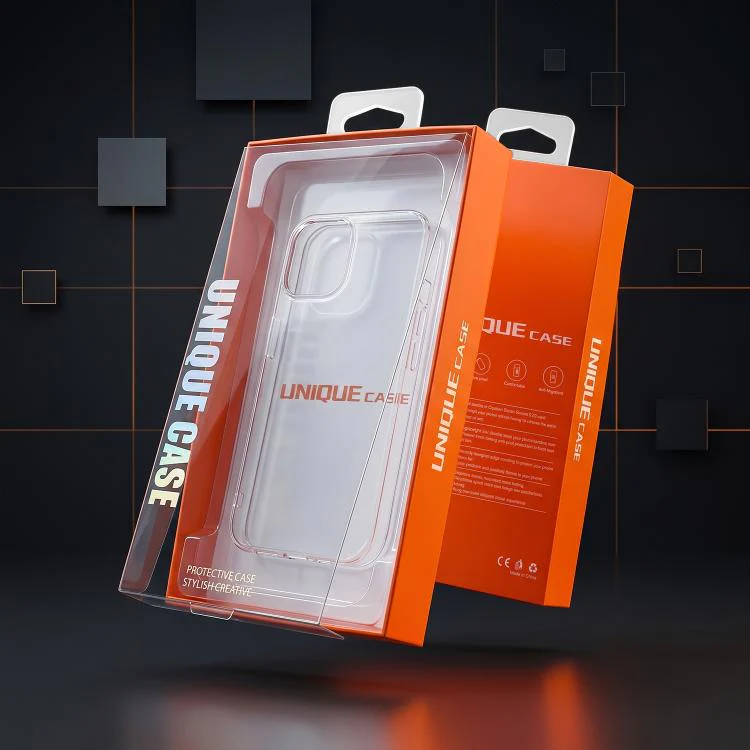 50pcs Transparent Window Phone Cover Rigid Packaging Box(White) - Image 4