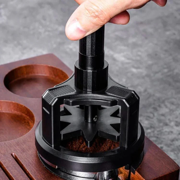 51mm Rotating Magnetic WDT Tool for Espresso Adjustable Height Coffee Needle Distributor Coffee Grounds Fluffing Tool - Image 2