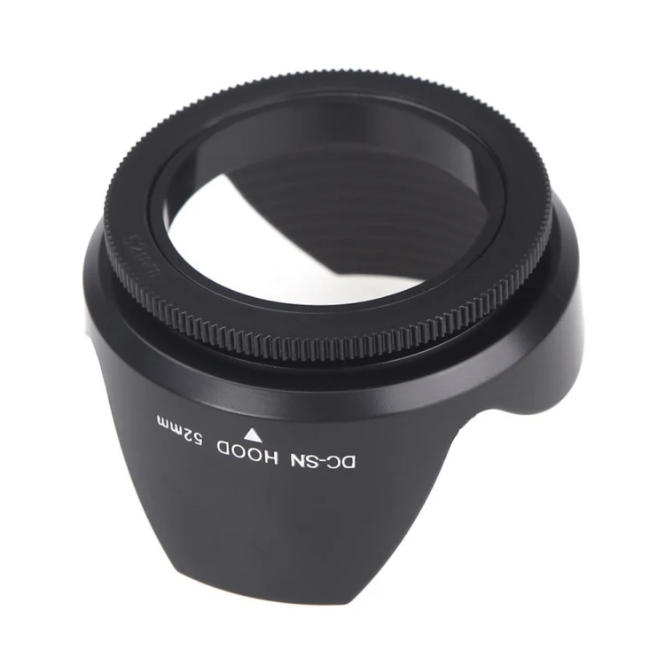 52mm Lens Hood for Cameras(Screw Mount)(Black) - Image 3