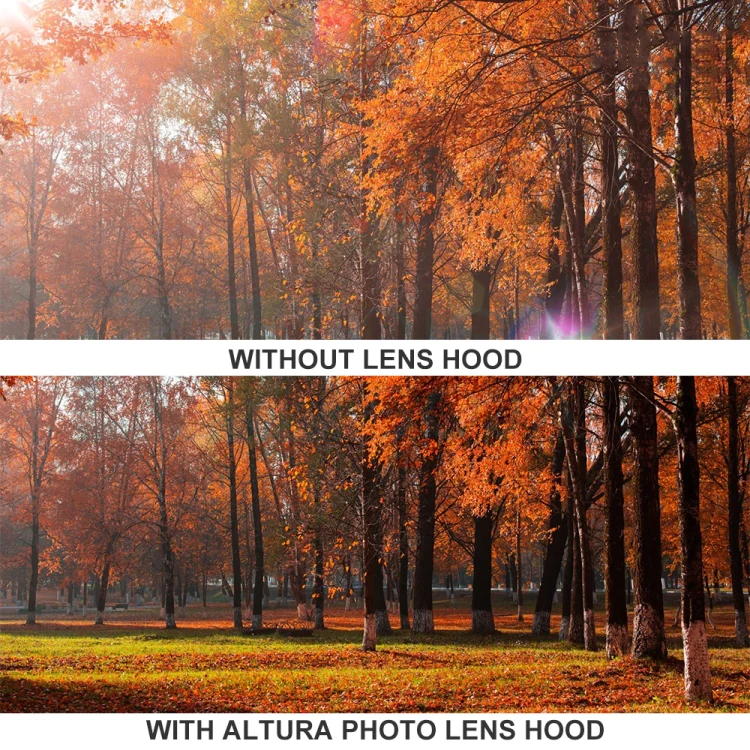 52mm Lens Hood for Cameras(Screw Mount)(Black) - Image 6