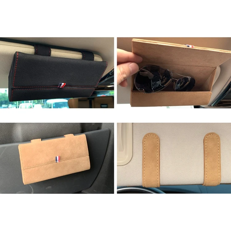 530 Car Glasses Storage Bag Glasses Box (Grey) - Image 7