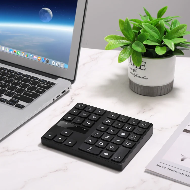 533 Bluetooth 5.0 Painting Keyboard 35 keys Keypad Wireless Digital keyboard(Black) - Image 7