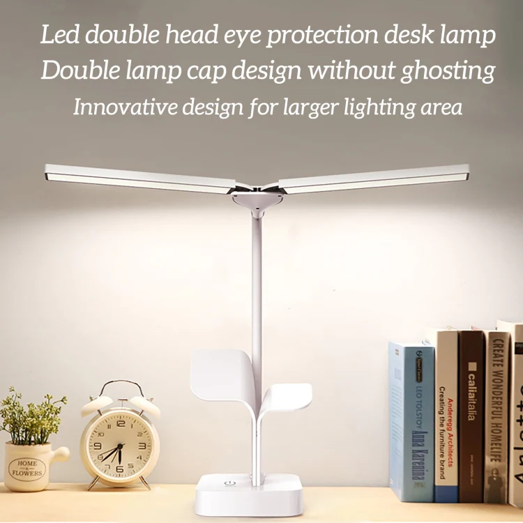 550TD3 Rechargeable USB Double Head Folding Table Lamp(White) - Image 3