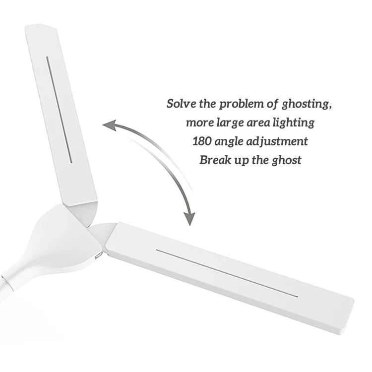 550TD3 Rechargeable USB Double Head Folding Table Lamp(White) - Image 7