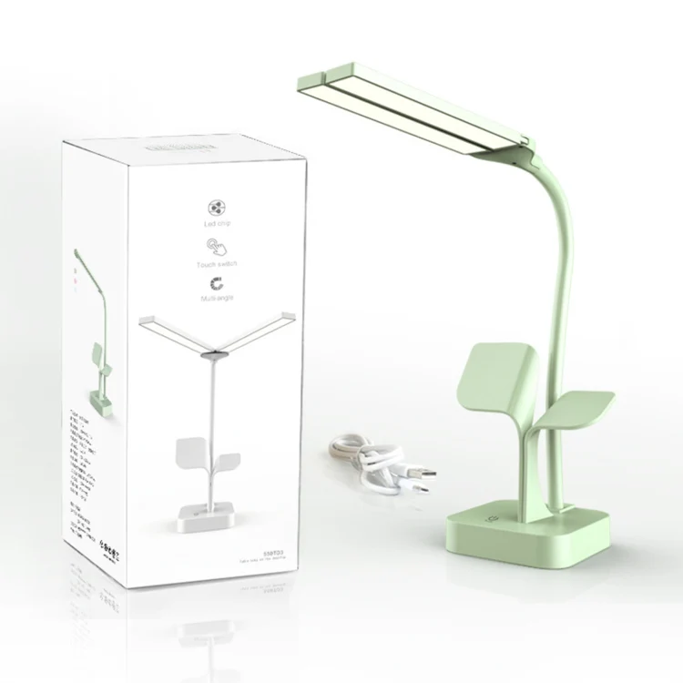 550TD3 Rechargeable USB Double Head Folding Table Lamp(White) - Image 9