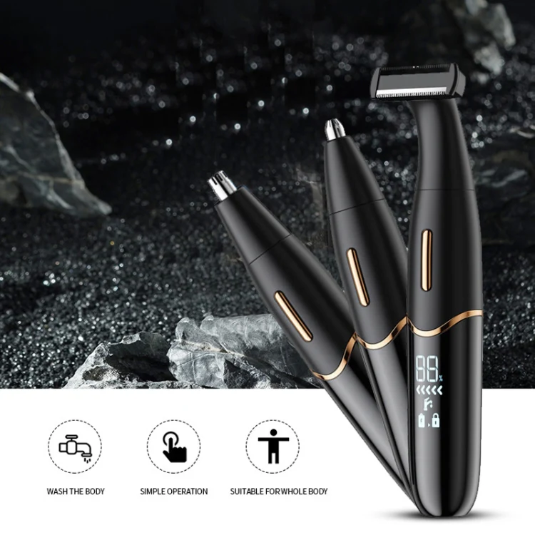 568 USB Electric Shaver Eyebrow Trimmer(Black) - Image 2