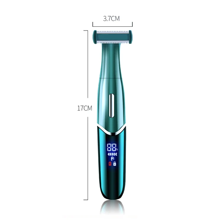 568 USB Electric Shaver Eyebrow Trimmer(Ink Green) - Image 3