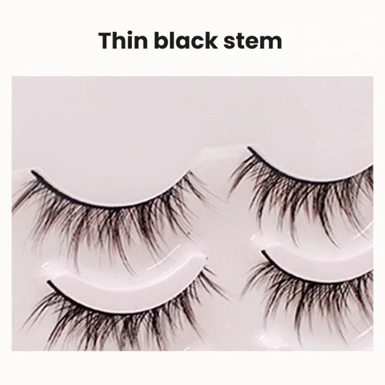 5pair /Set Natural Everyday Makeup One-Piece Eyelashes, Spec: FK74 - Image 4